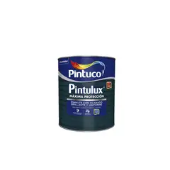 PINTULUX - Pintura Para Exterior Esmalte Tipo 1 Gris Plata 1/4 Galón