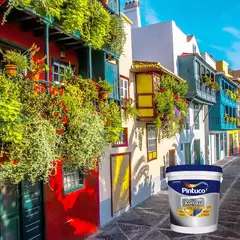PINTUCO - Pintura para Exterior Blanco 2.5 Galones