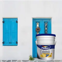 PINTUCO - Pintura Koraza Blanco 5 Galones Exterior