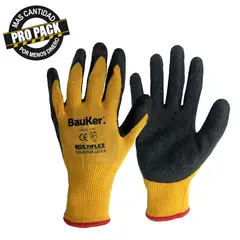 BAUKER - Guante Hilo Látex Multiflex Multipropósito