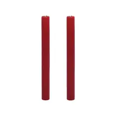 CERESPAS - Set x2 Velas Candelabro 22x24 cm Rojas
