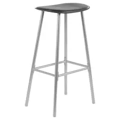 JUST HOME COLLECTION - Silla Bar Fija Negra