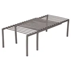 undefined - Organizador expandible para gabinete cocina cromado
