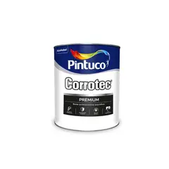 PINTUCO - Pintura Anticorrosiva Blanca Corrotec 1/4 Galón