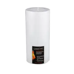 CANDELAZO - Vela 7.5 x 12 cm Blanco Puro