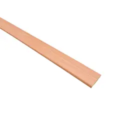 HOLZTEK - Guardaescoba 6.8x1.3cm 2.4m Cerezo Claro