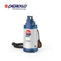 PEDROLLO - Electrobomba Sumergible Drenaje Aguas Limpias 0.75 Hp ¾ Hp 110 V