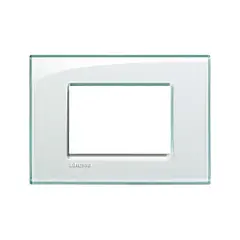 BTICINO - Placa Cuadrada Aguamarina Living Light