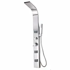 SENSI DACQUA - Columna Ducha Aluminio 1300x120mm 3 Jets