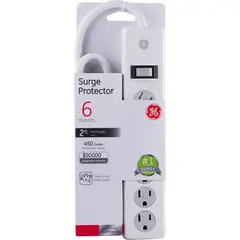 GENERAL ELECTRIC - Supresor De Picos Navidad 6 Salidas 450 Joules