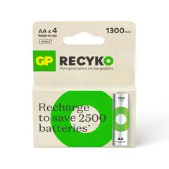 GP - Pila Recargable AA. Ekopower 1000 Mah