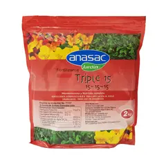 ANASAC - Fertilizante Triple 15 Tarro 2 Kg