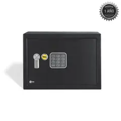 YALE - Caja Fuerte Mini Negra 17x23x17cm 4.2 litros