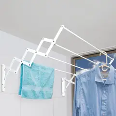 REJIPLAS - Tendedero Pared 4 Tubos 60cm 15 Kilos Eco Blanco