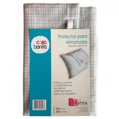 undefined - Protector Para Almohada Liso 50x70 Cm Polipropileno Blanco