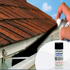 RUST OLEUM - Aerosol Tapa Goteras Negro Leakseal 355ml