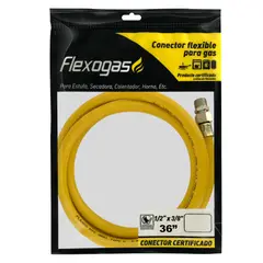 FLEXCO - Conector Gas Natural T2 3/8" X 36" Epm Dormont