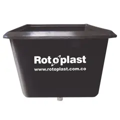 ROTOPLAST - Tanque Tina 630 Litros Sencillo Cuadrado Con Accesorios