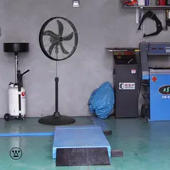 WESTINGHOUSE - Ventilador de Pedestal Industrial 150W 50cm Negro