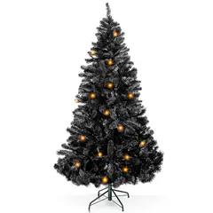 undefined - Árbol de Navidad Negro 210 cm X130 cm 781 Ramas Sterling B20