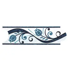 CORONA - Listelo Roleo Azul 8X25cm