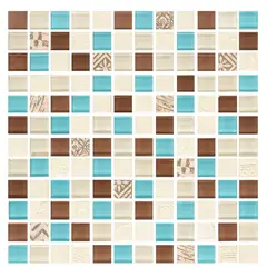 Corona - Mosaico Rauni Azul 30X30cm
