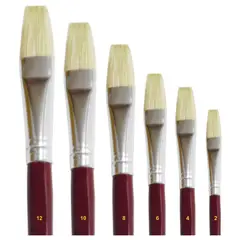 GIOTO - Pinceles Planos x 6 Unidades