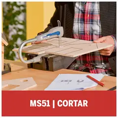 DREMEL - Paquete De Accesorios Para Cortar Madera Y Plástico Lámina Moto-Saw Ms51 X 5 Piezas