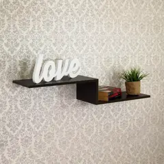 HOMESTYLE - Repisa en Z 102 x 25 cm Wengue