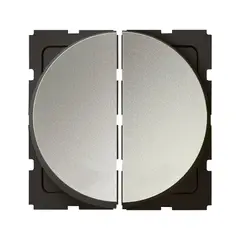 LEGRAND - Interruptor Doble Conm Redondo Arteor Magnesio