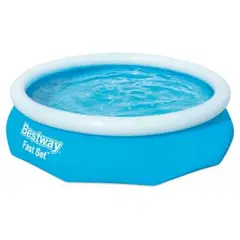 BESTWAY - Piscina Borde Inflable Redonda 305 x 76 cm Bomba/Filtro