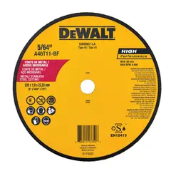 DEWALT - Disco Abrasivo Corte Metal 9 X 0.065 Pulgadas Ref DW8067LA