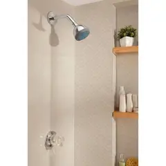 GRIVAL - Grifería De Ducha Sencilla Piscis Plus Consumo 7.3 l/min