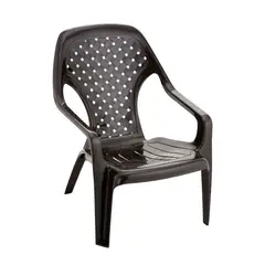 RIMAX - Silla Con Brazos Playera Plástica Wengue