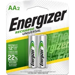 ENERGIZER - Pila Recargable AA. 1400 Mha X2Und
