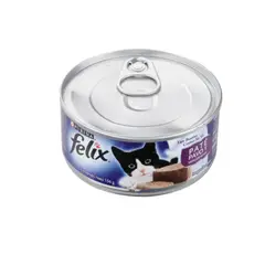 FELIX - Alimento Húmedo Para Gato Pate Pavo Y Menudencias 156g