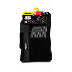 SIMONIZ - Tapete Alfombra Lisa Negro Universal Chevrolet Tkc
