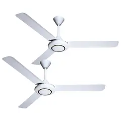 HALUX - Ventilador de Techo Industrial Sin Luz 7420cfm 5 Velocidades 3 Aspas 142cm Color Blanco