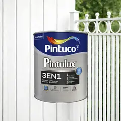 PINTULUX - Pintura Para Exterior Esmalte Tipo 1 Blanco TEU 1 Galón
