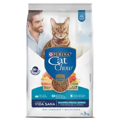 CAT CHOW - Comida Seca Para Gato Vida Sana 3kg