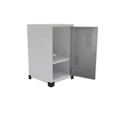 INDUSTRIAS CRUZ - Locker Metálico Apilable Puerta Gris