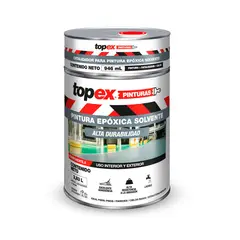 TOPEX - Kit Pintura para Pisos Epóxica Verde 1 galón