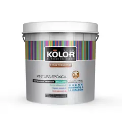 KOLOR - Pintura para Pisos Epóxica Gris Topex 3.75 galones