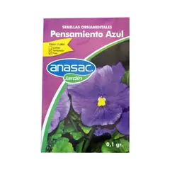 ANASAC - Semillas Pensamiento Azul 0.1 Gramo
