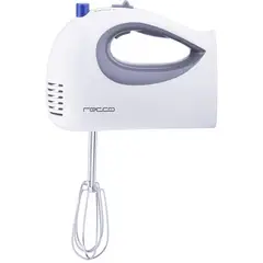 RECCO - Batidora de Mano 5 Velocidades Blanco