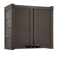 RIMAX - Armario Gabinete 2 Puertas 65.5x70.5x40 cm Wengue