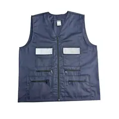 REDLINE - Chaleco Geologo Azul