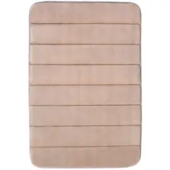 CASA BONITA - Tapete para Baño Foam Rc 40x60 cm Taupe