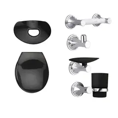 CORONA - Kit Happy Tapa y Accesorios Color Negro