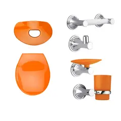 CORONA - Kit Happy Tapa y Accesorios Color Naranja